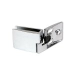 Emuca - paire de charnires pour porte en verre chromes paisseur 4  5mm - blum - 1205011 x 2