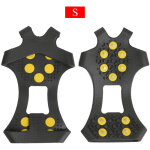 Paire de crampons antid�rapants 10 pointes pour chaussures, id�ale pour randonn�e et escalade sur glace ...