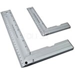 Paire d'�querres en aluminium kit 2 pi�ces avec bulle et angle � 45�