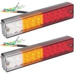 Paire de feux arri�re rectangulaires 20 led �tanches 12v ? feux de freinage et de signalisation ? installation ...