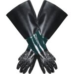 Paire de gants sablage 60x30cm pour microbilleuse sableuse