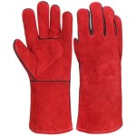 Paire de gant soudeur croute de cuir doubl� taille 35cm