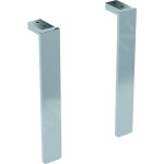 Paire de pieds pour set meuble et lavabo selva - matriau aluminium rsistant  la corrosion et durable ...