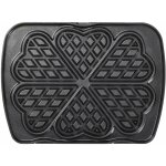 Lagrange - paire de plaques pour 6 gaufres coeur pour gaufrier premium 010522
