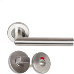 Klose besser ? poign�e de porte d'int�rieur inox 304 ? rosaces rondes 53mm ? entraxe 27mm ? cylindrique ...