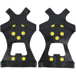 Paire de protections anti - d�rapantes � 10 crampons pour chaussures de randonn�e hiver (taille xl)