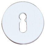 Paire rosace serrure s80 normbau - trou de cl� - noir 16 - 247110