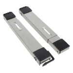 Home equipement - paire de support � roulette pour appareil �l�ctrom�nager - argent 00672 pour cuisini�re ...