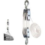 Palan � corde robuste, r�sistance � la rupture de 15 m, bloc de charge de travail de 500 kg et syst�me ...