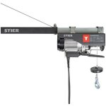 Palan de traction � c�ble �lectrique capacit� de charge 250kg, puissance 500w, hauteur de levage: 12m, ...