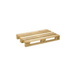 Palette plate pool l1200xl800xh144 mm capacité de charge 1000 kg 3 patins bois nature Palette plate pool l1200xl800xh144 mm capacité de charge 1000 kg 3 patins bois nature