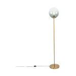 Pallon - lampadaire - 1 lumire - h 1430 mm - vert - art deco - clairage intrieur - salon i chambre ...