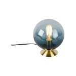Pallon - suspension - 1 lumire -  200 mm - bleu - art deco - clairage intrieur - salon i chambre ...