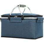 Paniers de pique - nique pliables, panier de pique - nique 4 personnes avec doublure impermable, sac ...