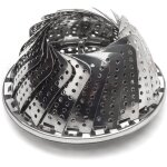 Panier vapeur inox, 14cm cuit vapeur inoxydable pour autocuiseur, panier pour cuire � la vapeur, fleur ...