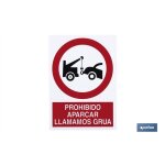 Panneau adh�sif 297 x 210 mm + stationnement interdit + avertissement d�panneuse