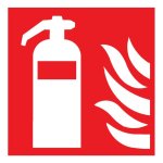 Panneau alu nl 200x200 mm extincteurs iso