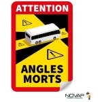 Panneau angles morts pour bus - adh�sif 250 x 170 mm - 4631004