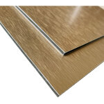 Signaletique. biz france - panneau aluminium composite or miroir 100x800 mm ? paisseur 3 mm ? plaque ...