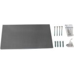 Panneau mural perfor porte outils, jeu de 17 crochets, 400x900x35 mm, gris - simonwork - simonrack