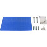 Panneau mural perfor� porte outils, jeu de 25 crochets, 400x1200x35 mm, bleu - simonwork - simonrack