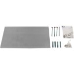 Panneau mural perfor� porte outils, jeu de 25 crochets, 400x1500x35 mm, gris - simonwork - simonrack