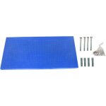 Panneau mural perfor� porte outils, jeu de 8 crochets, 400x900x35 mm, bleu - simonwork - simonrack