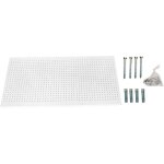 Panneau mural perfor porte outils, jeu de 8 crochets, 600x900x35 mm, blanc - simonwork - simonrack