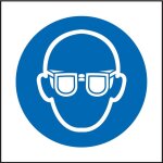 Panneau obligation, avec pictogramme : lunettes de sécurité obligatoires , auto - adhésif, en vinyle ... Panneau obligation, avec pictogramme : lunettes de sécurité obligatoires , auto - adhésif, en vinyle ...