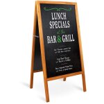 Unho ? panneau d'affichage magn�tique en bois synocore 100 x 50 cm ? double face pour �criture avec craie ...