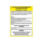 Panneau 330x200 respectez les consignes de securite - elles vous prot