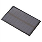 Panneau solaire portable 5v 1. 2w mini pour chargeur diy, module d'alimentation polycristallin 110x69mm ...