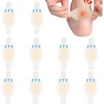 Pansement hydrocollo�de gel 10 pi�ces bandages ampoule 2. 8 6. 9cm, invisibles en gel pour pr�vention ...