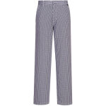 Pantalon de cuisine portwest barnet 100% coton echiquier bleu blanc s