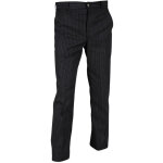 Pantalon de cuisine ceinture �lastiqu�e robur timeo noir ray� 58
