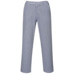 Pantalon de cuisine portwest barnet 100% coton echiquier bleu blanc s
