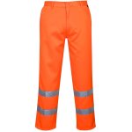 Pantalon hi - vis poly - coton ris orange xl - fr(50 - 52) - uk(40 - 41)