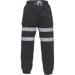 Pantalon de jogging haute visibilit� yoko cargo noir m