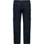 Pantalon multipoches kariban bleu marine 38