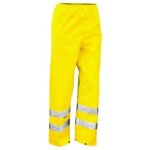 Pantalon de pluie haute visibilité result jaune s - m Pantalon de pluie haute visibilité result jaune s - m