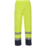 Pantalon de pluie hi - vis bicolore couleur : jaune / marine taille m portwest
