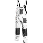 Pantalon de travail à bavette, blanc, hd, taille xxl / 58 Pantalon de travail à bavette, blanc, hd, taille xxl / 58