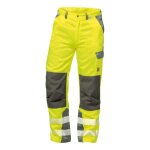 Pantalon de travail haute visibilit� paris taille 60, jaune / gris