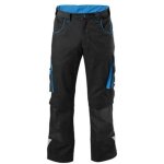 Fortis - pantalon de travail homme 24, black / turquoise, taille 56 Fortis - pantalon de travail homme 24, black / turquoise, taille 56
