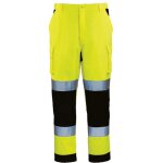 Pantalon de travail haute visbilit patrol - jaune fluo xs - fr (34 / 36)