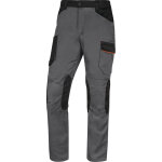 Pantalon de travail mach 2 gris, orange en polyester / coton - doublure flanelle - delta plus - m2pw3go ...