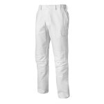 Pantalon de travail new pilote � poches genouill�res blanc t56 / 58 muzelle dulac newpilopnpgbla t5