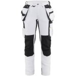 Pantalon de travail peintre stretch 4d femme 7179 - blanc / gris fonc� xl - fr(46) - se(c44) - courtes ...