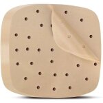Papier sulfuris� pour friteuse � air : 200 feuilles de papier sulfuris� perfor� carr� de 8, 5 pouces, ...