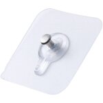 Paquet de 10 chevalets sans per�age, crochets adh�sifs pour �tiquettes transparentes pour cadres photo ...